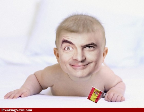Zapatero and Mr Bean Baby